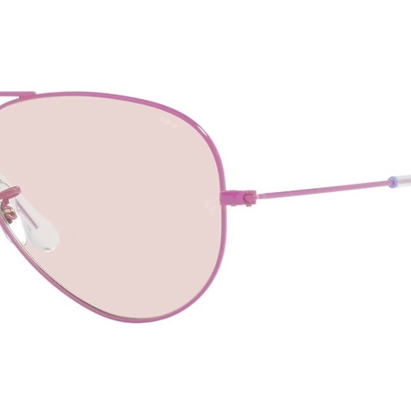 Ray-Ban Gunmetal Violet Large Aviator Large Unisex Sunglasses RB3025 - Picture 7 of 7